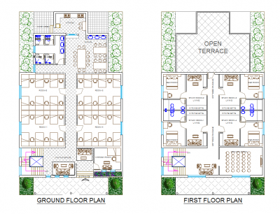 Hostel Design dwg