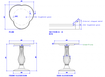 Activity table DWG model