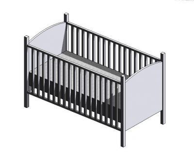 Childs Cot modelo de Revit