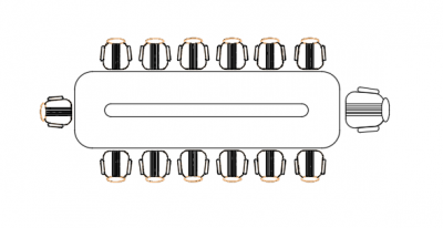 Meeting Table dwg