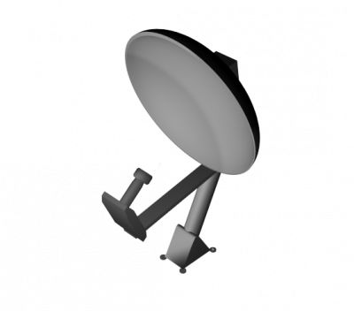 Satellite dish 3DS Max model