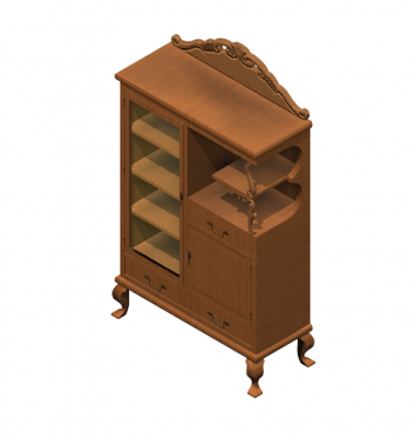 Ornate sideboard 3DS Max model