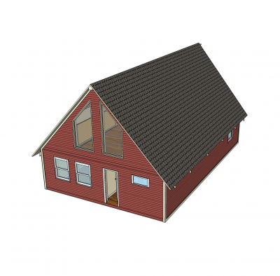 Chalet Sketchup model