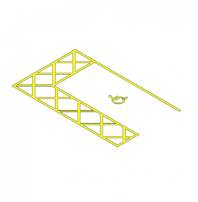 Behindertenparkbucht Revit-Modell