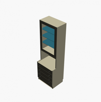 Wall units 3ds max models 