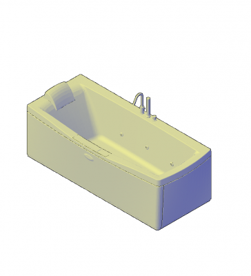 modelo 3D de AutoCAD Spa