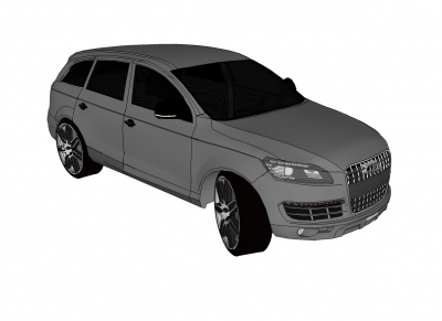 Audi Q7 Sketchup model 