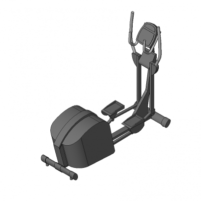 Elliptical machine Revit model 