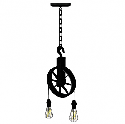 Pulley light Sketchup model 