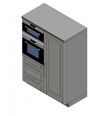 Doppelbackofen Modell Revit Modell