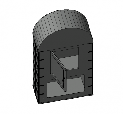 Modern Aesthetic designed ingle 3d model .dwg format