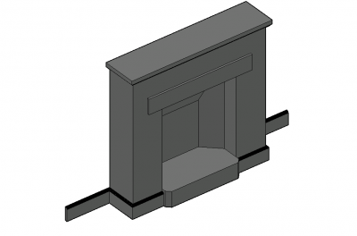 Medium sized Ingle 3d model .dwg format