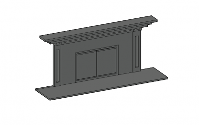 Large scaled ingle 3d model .dwg format