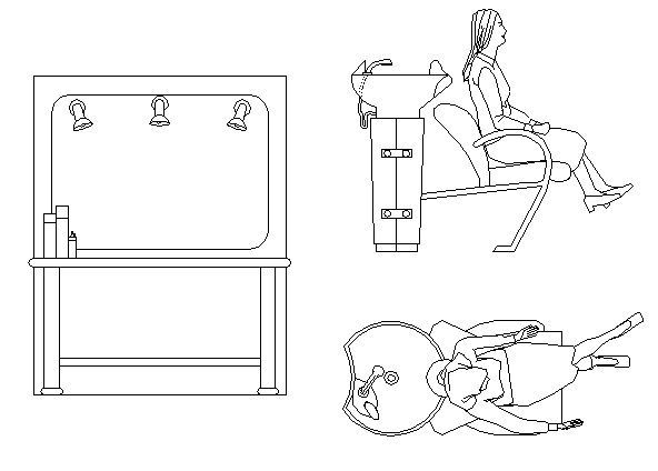 Mobili per saloni CAD dwg - CADblocksfree | Thousands of free AutoCAD  drawings