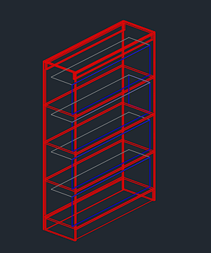 BOOK-CASE 3d dwg | Thousands of free AutoCAD drawings