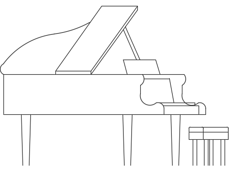 Piano elevation dwg | Thousands of free CAD blocks