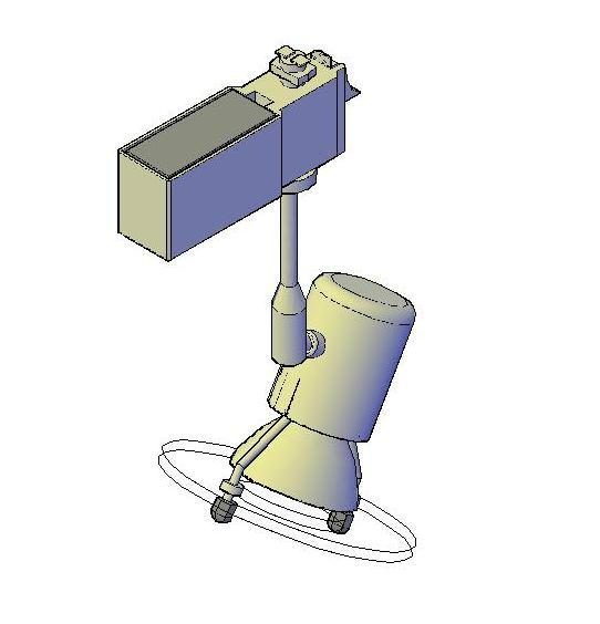 Proiettore regolabile Blocco 3D AutoCAD - CADblocksfree | Thousands of free  AutoCAD drawings