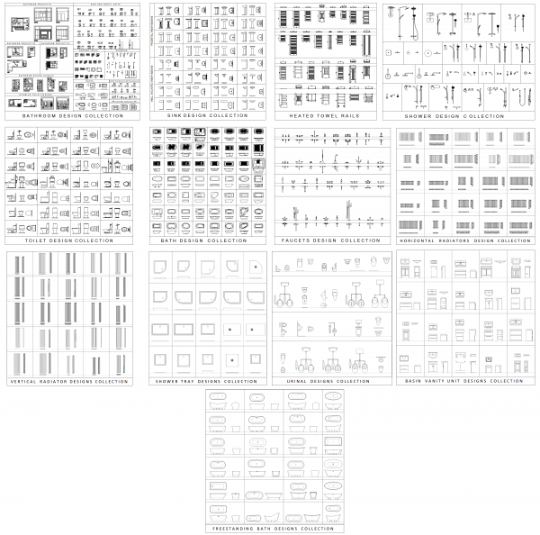 Baddesign CAD-Zeichnungen dwg - CADblocksfree | Thousands of free AutoCAD  drawings
