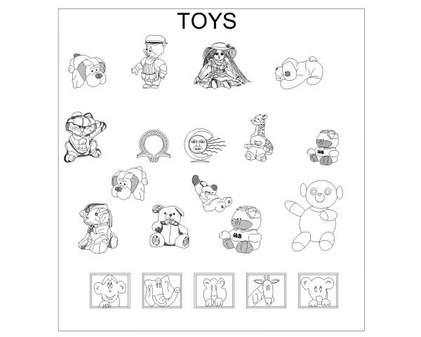 Toys_2 .dwg | Thousands of free CAD blocks