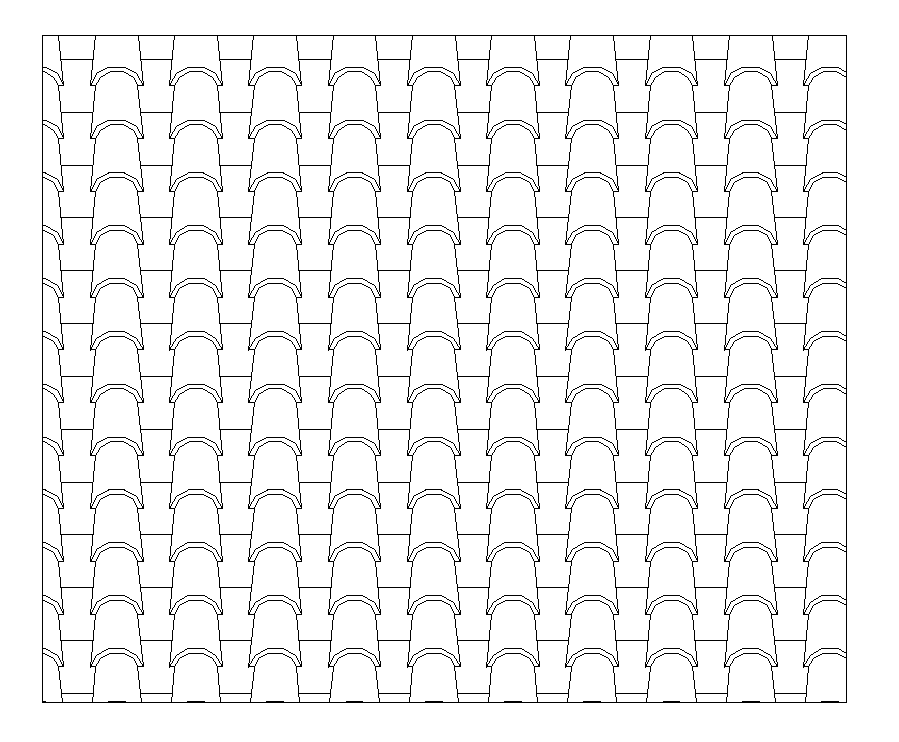 CAD 2D Teja de techo Hatch Pattern - CADBlocksfree | Thousands of free CAD  blocks
