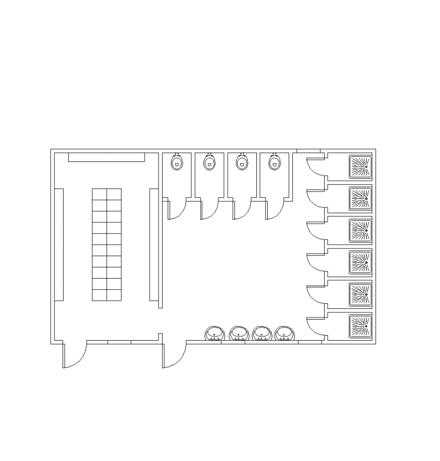 2D-CAD-Block von Portable Dusche und WC-Block - CADBlocksfree | Thousands  of free AutoCAD drawings