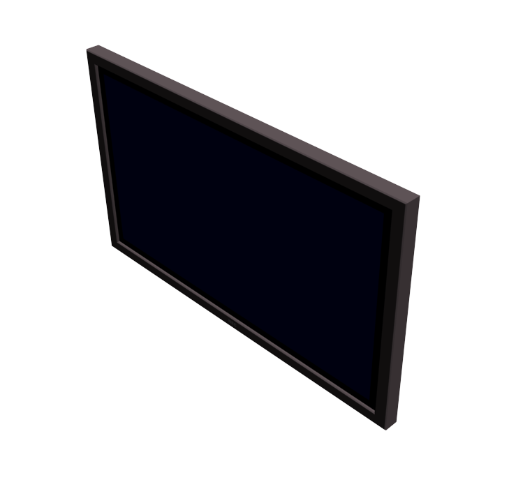 3DS Max Flat Screen TV - CADBlocksfree | Thousands of free AutoCAD drawings