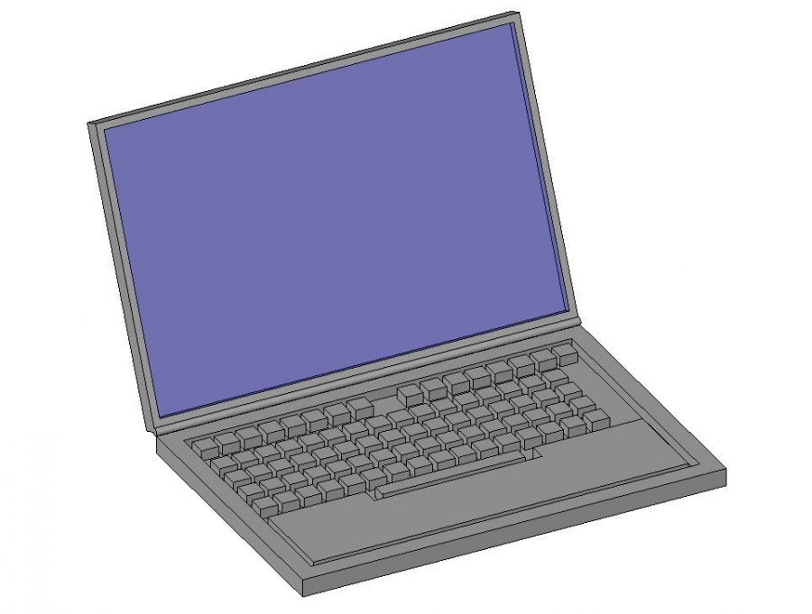 Generic Laptop Revit Family | Thousands of free CAD blocks