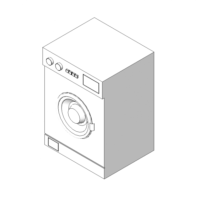 Waschmaschine Revit blockieren - CADblocksfree | Thousands of free AutoCAD  drawings