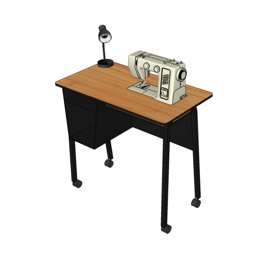 3D Sketchup Sewing Machine - CADBlocksfree | Thousands of free AutoCAD  drawings
