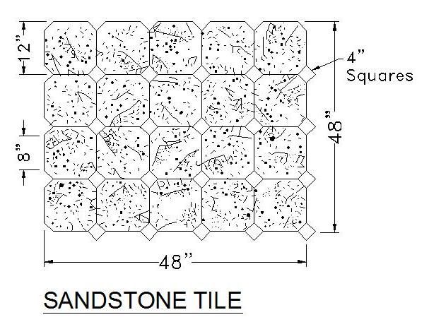 Sanstone tile CAD hatch pattern download - cadblocksfree | Thousands of free  CAD blocks