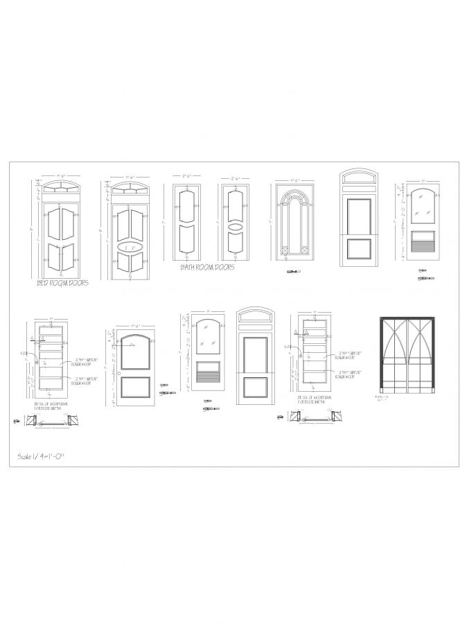 Türhöhen-Design für Holz & Formica_5 .dwg -CAD blocks free