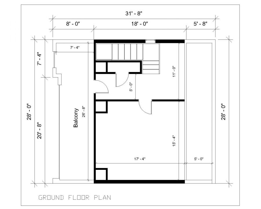 Single Family House Design Type 2 Ground Floor Plan_1 .dwg | Thousands of  free AutoCAD drawings