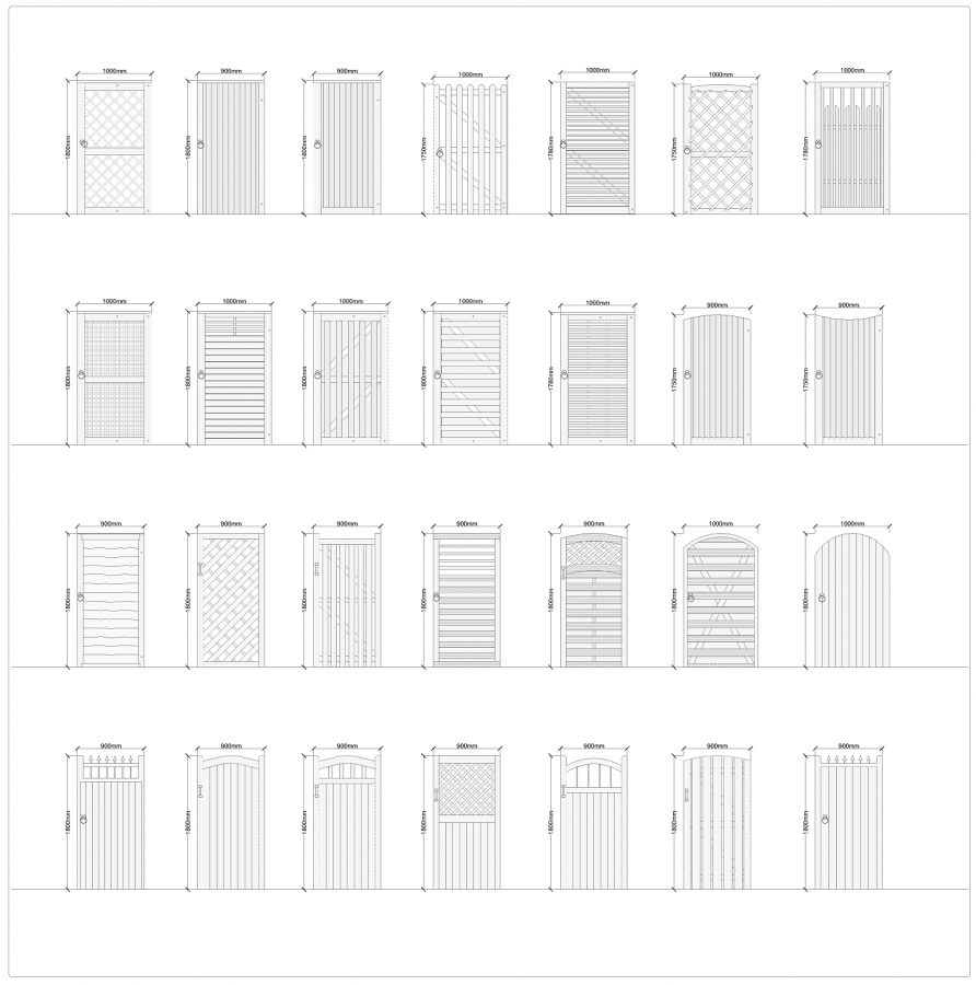 Blocchi dwg CAD per cancelli da giardino - CADblocksfree | Thousands of  free CAD blocks