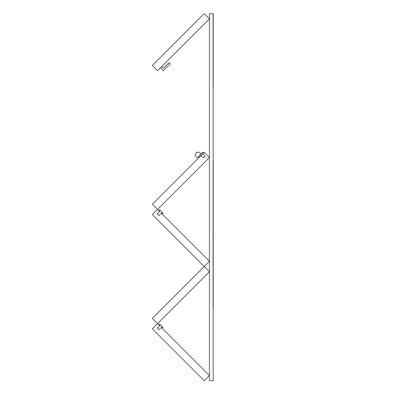 Bi folding door plan dwg - CADblocksfree -CAD blocks free