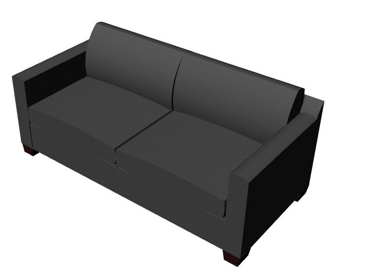 Large waiting area designed sofa 3d model .3dm fromat -CAD blocks free
