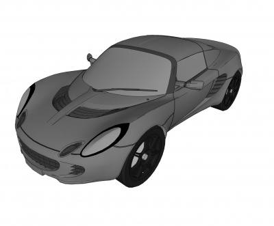 Lotus Elise S2 Sketchup-Modell