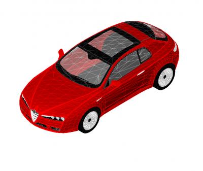 modelo de Alfa Romeo Brera Revit