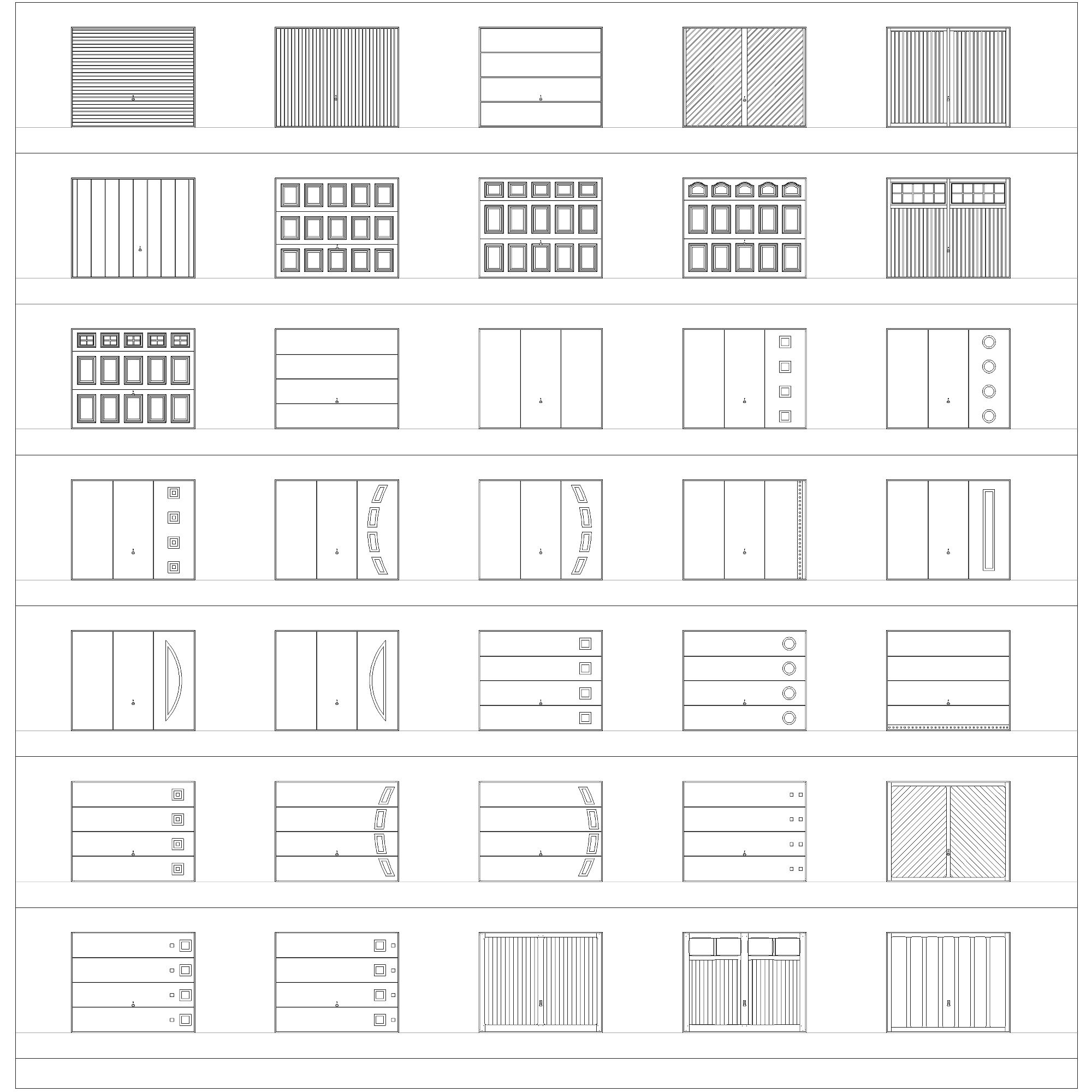 Portes de garage CAD blocs dwg - CADblocksfree | Thousands of free AutoCAD  drawings