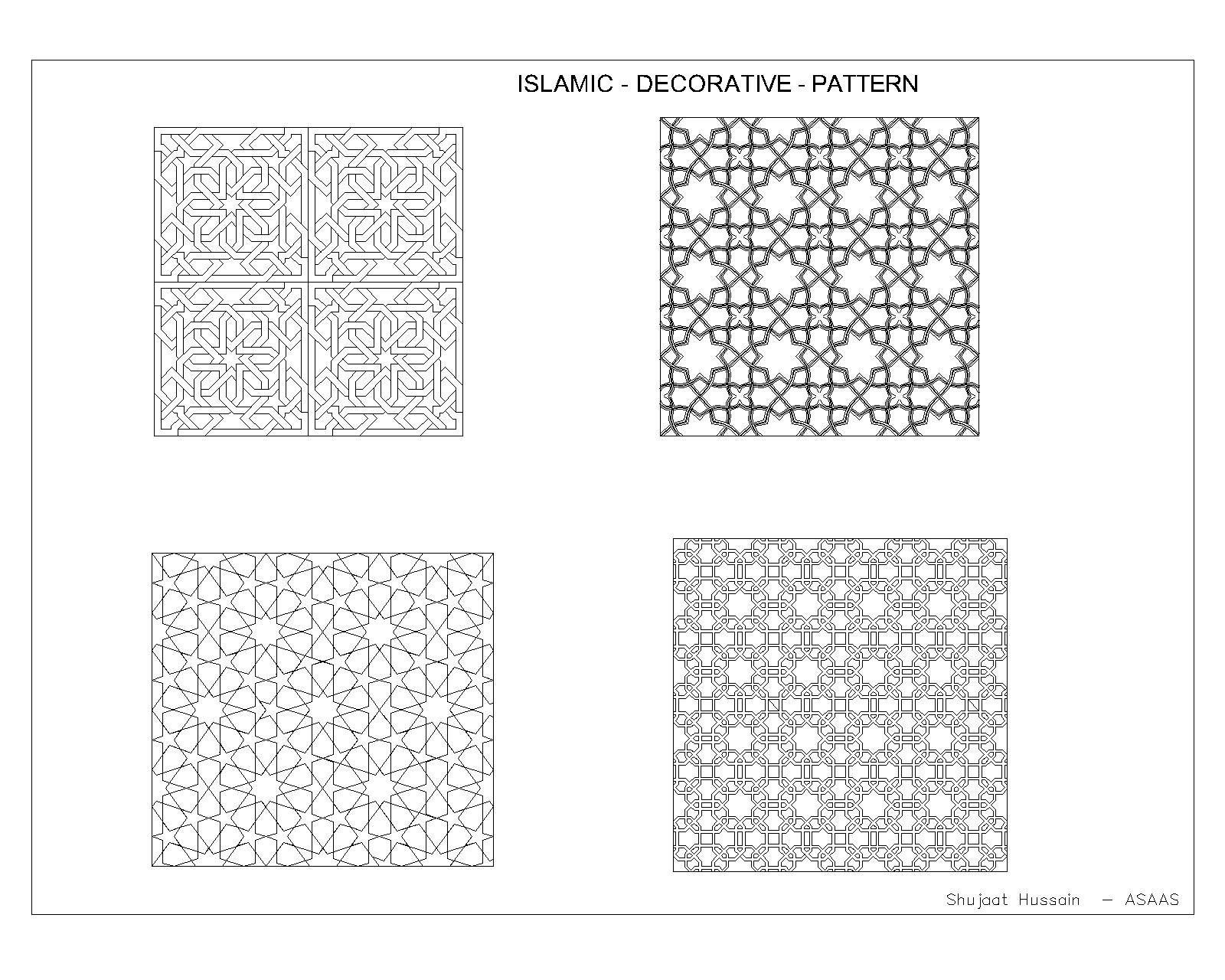 ISLAMIC-DECOR- PATTERN 002 | Thousands of free AutoCAD drawings